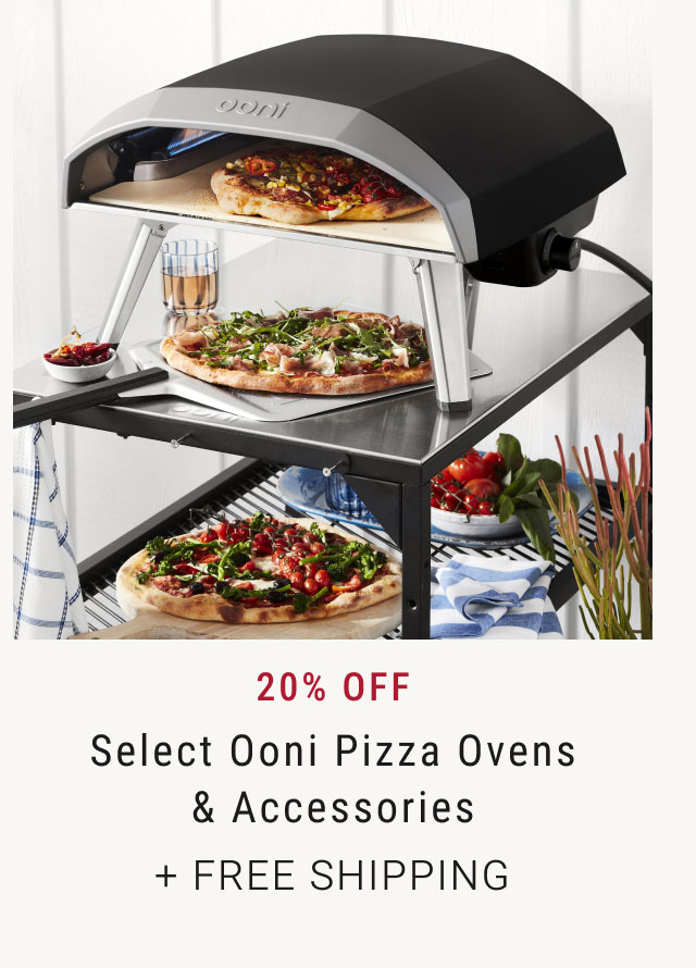 20% OFF Select Ooni Pizza Ovens & Accessories + Free Shipping