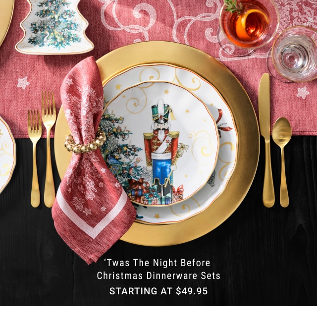 'Twas the Night Before Christmas Dinnerware Sets - Starting at $49.95