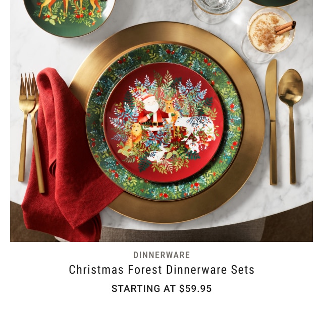 Christmas Forest Dinnerware Sets - Starting at $59.95