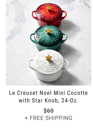 Le Creuset Noel Mini Cocotte with Star Knob, 24-Oz. - $60 + Free Shipping