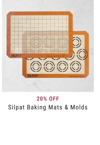 20% Off Silpat Baking Mats & Molds