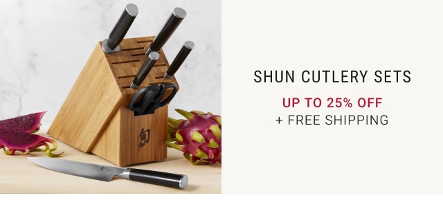 Shun Cutlery Sets - Up To 25% Off + Free Shipping