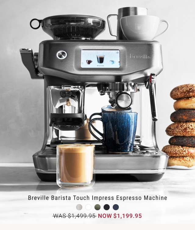 Breville Barista Touch Impress Espresso Machine - Now $1,199.95