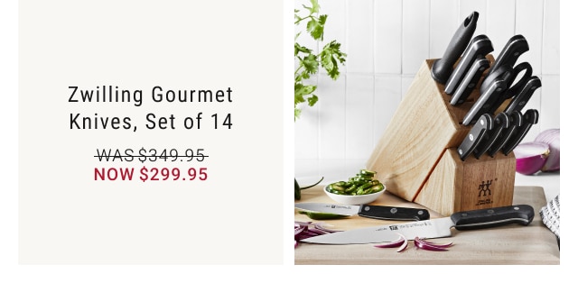 Zwilling Gourmet Knives, Set of 14 - Now $299.95 - Shop All Zwilling