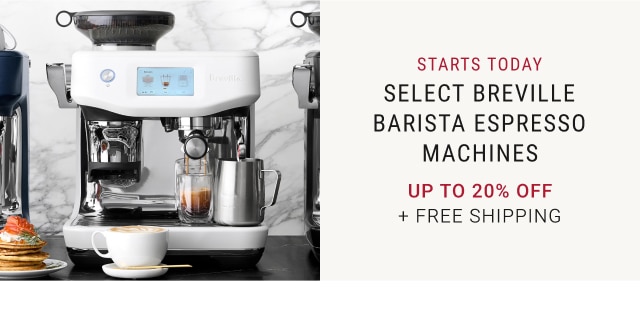 Select Breville Barista Espresso Machines - Up To 20% Off + Free Shipping