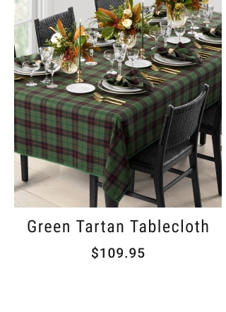 Green Tartan Tablecloth - $109.95