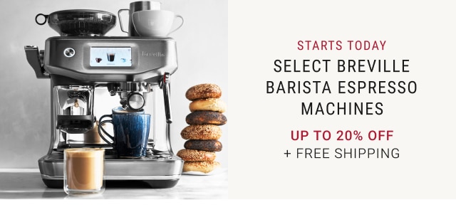 Select Breville Barista Espresso Machines - Up To 20% Off + Free Shipping