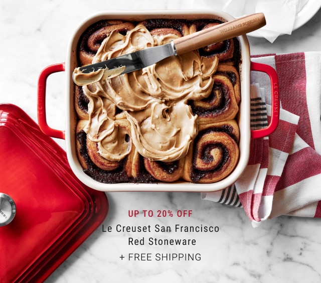 Up To 20% Off Le Creuset San Francisco Red Stoneware + Free Shipping