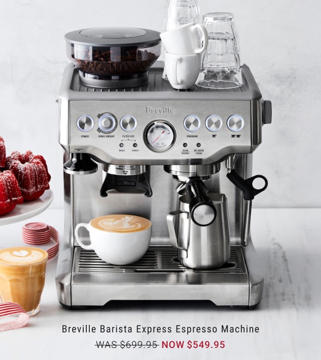 Breville Barista Express Espresso Machine - Now $549.95