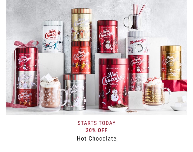 20% Off Hot Chocolate