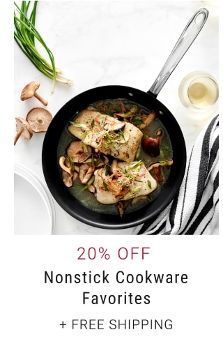 20% Off Nonstick Cookware Favorites + free shipping