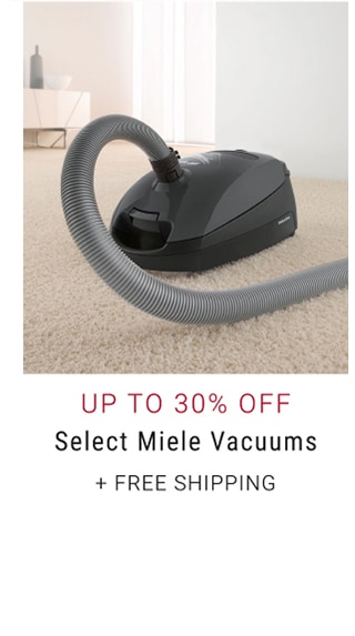 Up to 30% Off Select Miele Vacuums + FREE SHIPPING