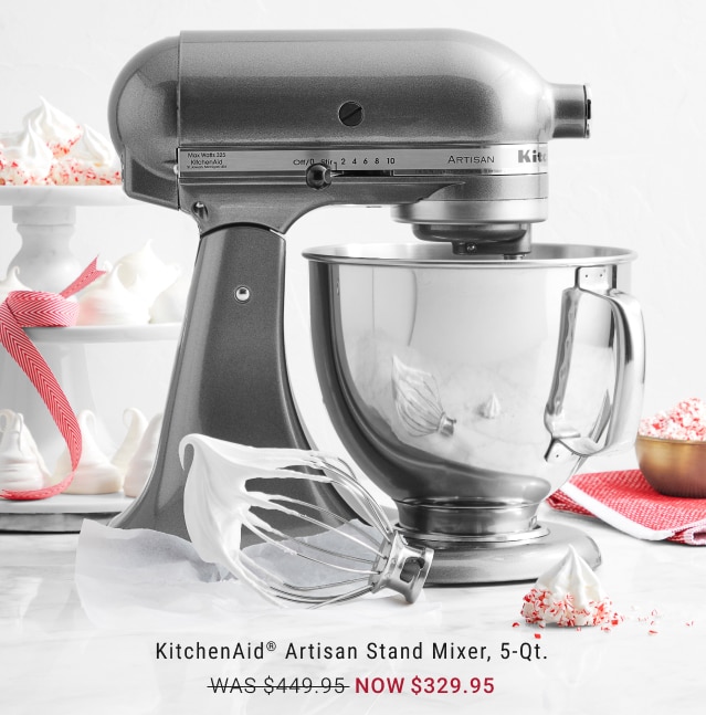 KitchenAid® Artisan Stand Mixer, 5-Qt. - Now $329.95