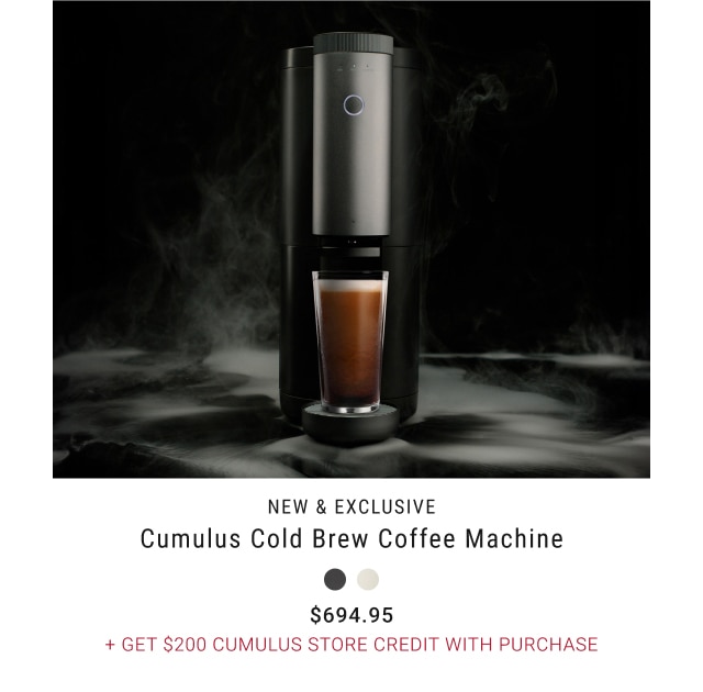 Cumulus Cold Brew Coffee Machine - $694.95 + Get $200 Cumulus Store Credit with purchase