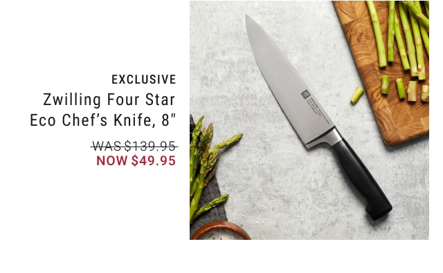 Zwilling Four Star Eco Chef’s Knife, 8" - NOW $49.95