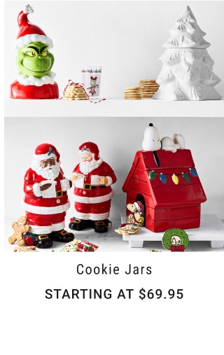 Cookie Jars - Starting at $69.95