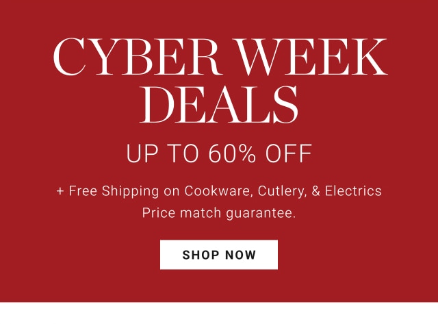 Cyber week Deals - UP TO 60% OFF - shop now