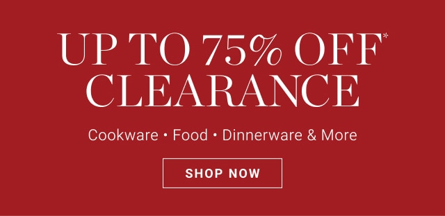 up to 75% off clearance - shop now