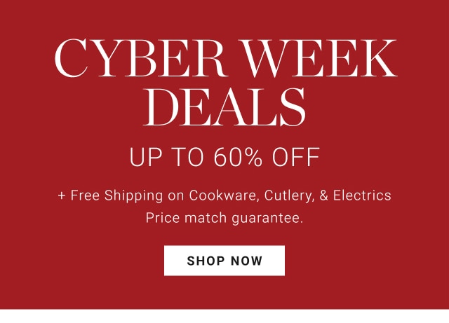 Cyber Week Deals - Shop Now