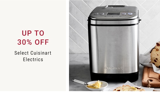 Up To 30% Off Select Cuisinart Electrics