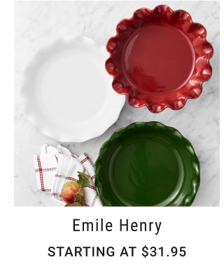 Emile Henry - Starting at $31.95