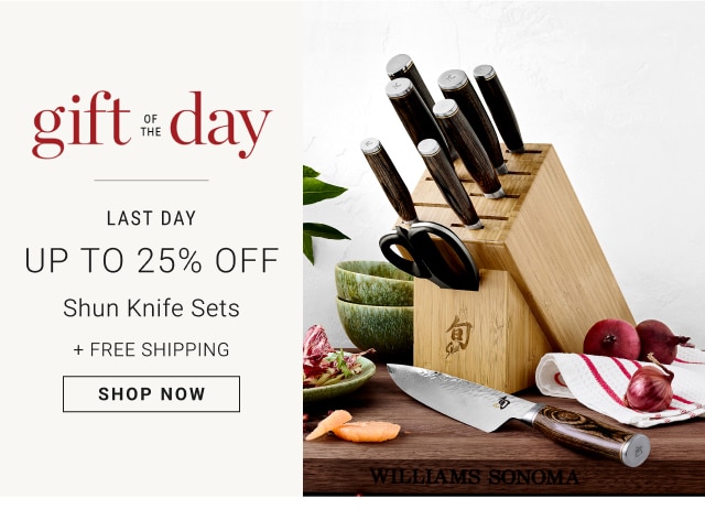 Up to 25% Off - Shun Knife Sets - shop now