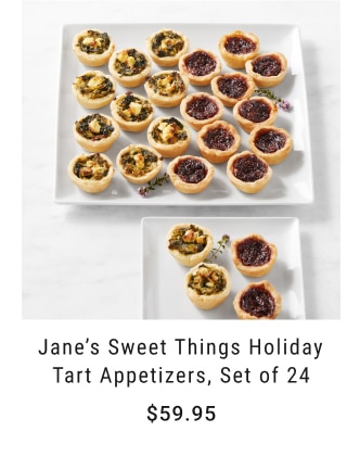 Jane's Sweet Things Holiday Tart Appetizers, Set of 24 - $59.95