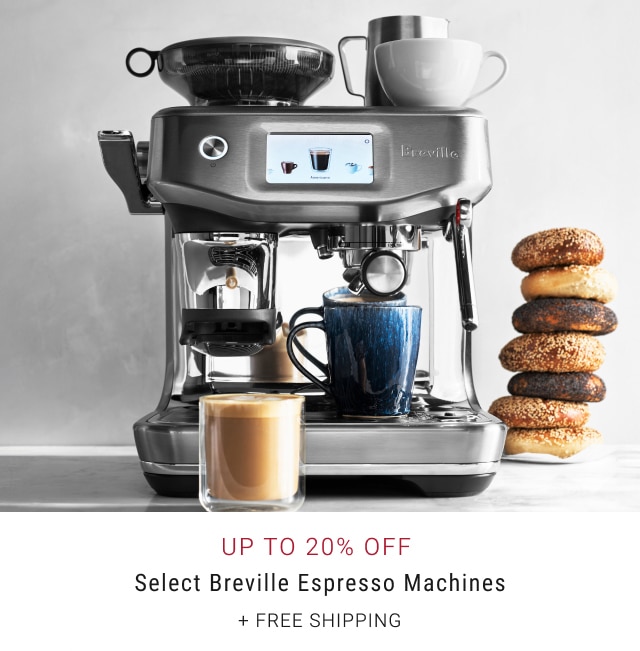 Up To 20% Off Select Breville Espresso Machines + Free Shipping