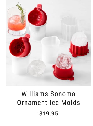 Williams Sonoma Ornament Ice Molds - $19.95