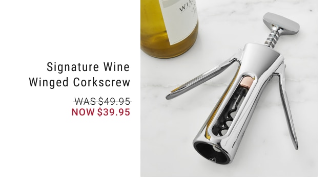 Signature Wine Winged Corkscrew - WAS $49.95 NOW $39.95