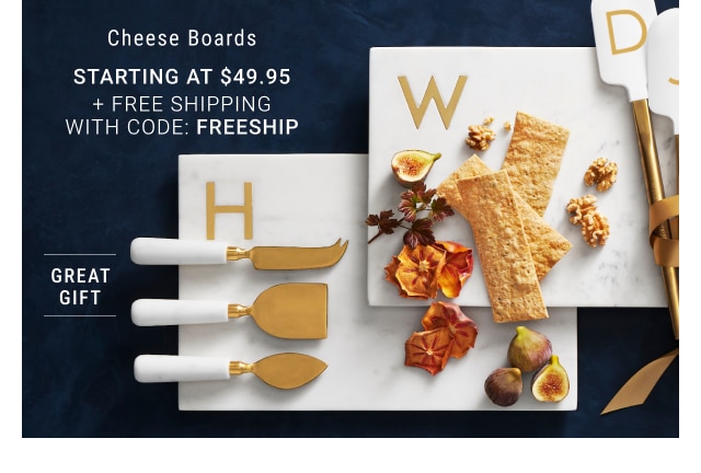 Cheese Boards - STARTING AT $49.95 + FREE SHIPPING WITH CODE: FREESHIP