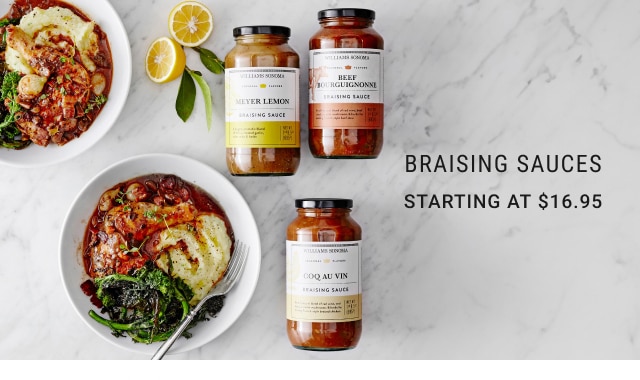 Braising Sauces - Starting at $16.95