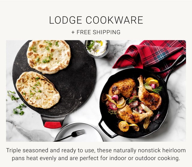 Lodge Cookware + Free Shipping