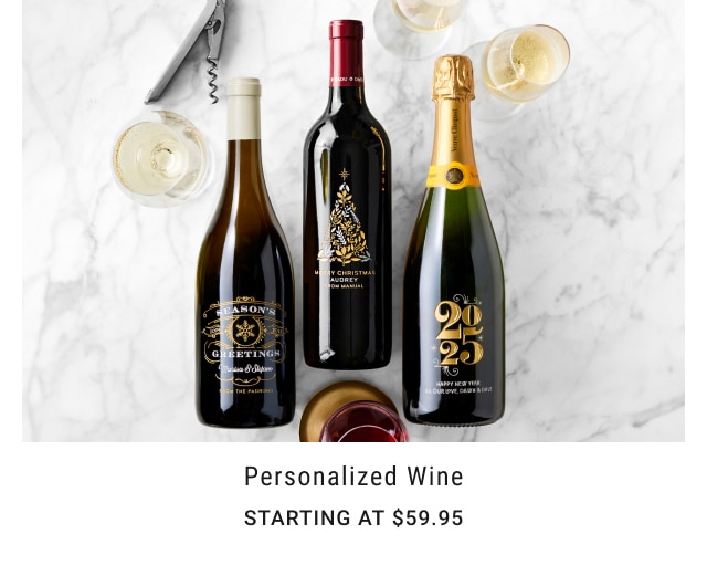 Personalized Wine - Starting at $59.95