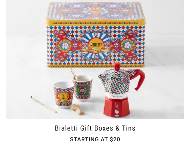 Bialetti Gift Boxes & Tins - Starting at $20