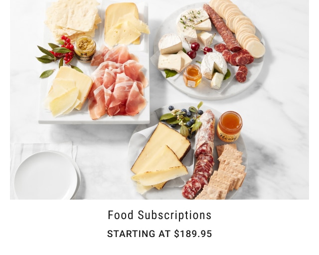 Food Subscriptions - Starting at $189.95