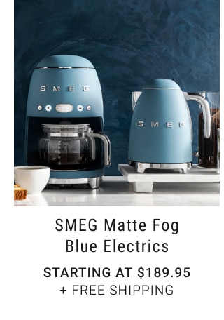 SMEG Matte Fog Blue Electrics - Starting at $189.95 + Free Shipping