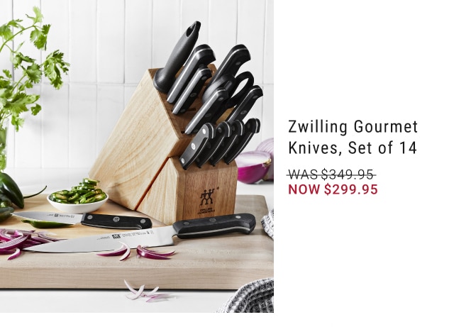 Zwilling Gourmet Knives, Set of 14 - Now $299.95