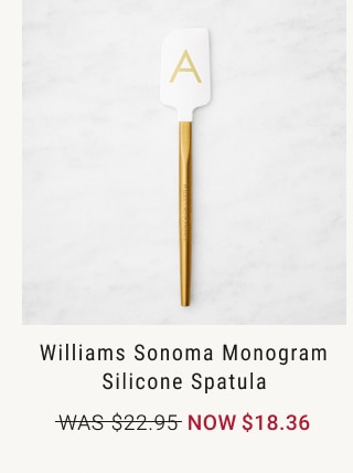 Williams Sonoma Monogram Silicone Spatula - Now $18.36