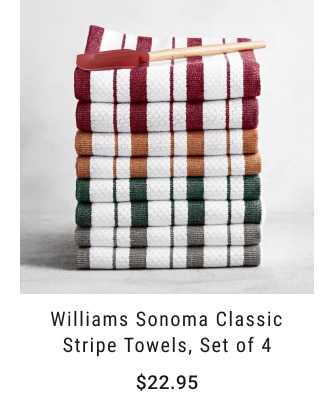 Williams Sonoma Classic Stripe Towels, Set of 4 - $22.95