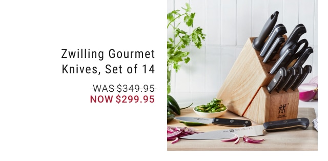 Zwilling Gourmet Knives, Set of 14 - Now $299.95