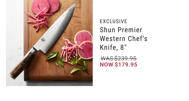 Shun Premier Western Chef's Knife, 8" - Now $179.95