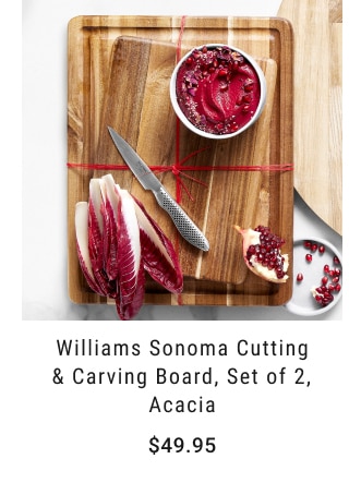 Williams Sonoma Cutting & Carving Board, Set of 2, Acacia - $49.95