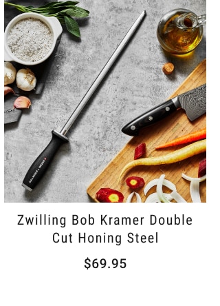 Zwilling Bob Kramer Double Cut Honing Steel - $69.95