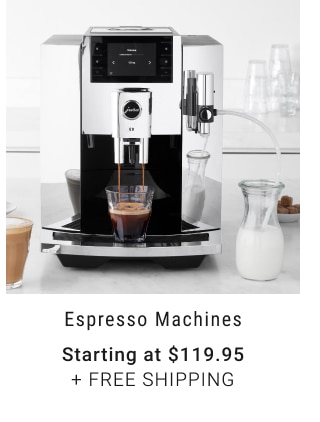 Espresso Machines - Starting at $119.95 + Free Shipping