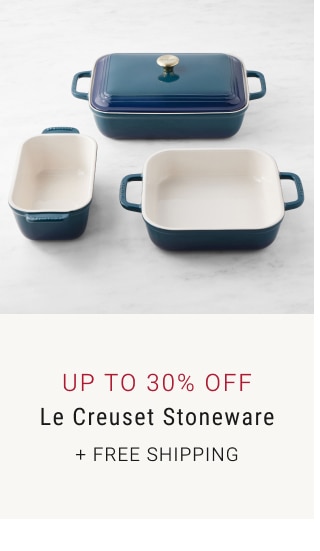 Up To 30% Off Le Creuset Stoneware + Free Shipping