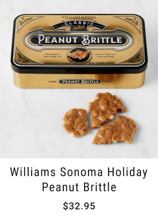 Williams Sonoma Holiday Peanut Brittle - $32.95