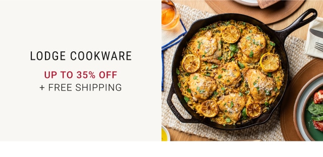 Lodge Cookware - Up To 35% Off + Free Shipping