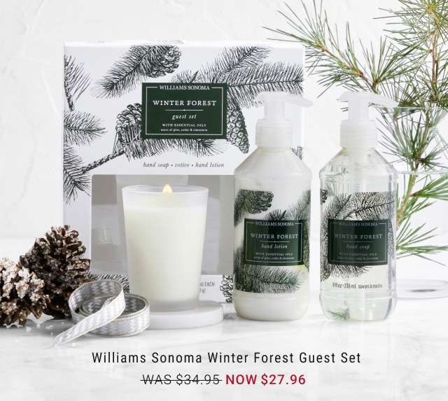 Williams Sonoma Winter Forest Guest Set - Now $27.96