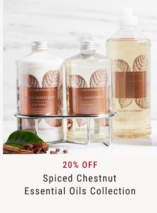 20% Off Spiced Chestnut Essential Oils Collection